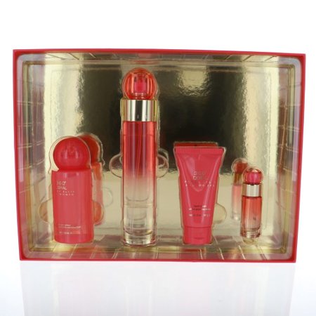 PERRY ELLIS 360 CORAL  4PCS SET 100 ML