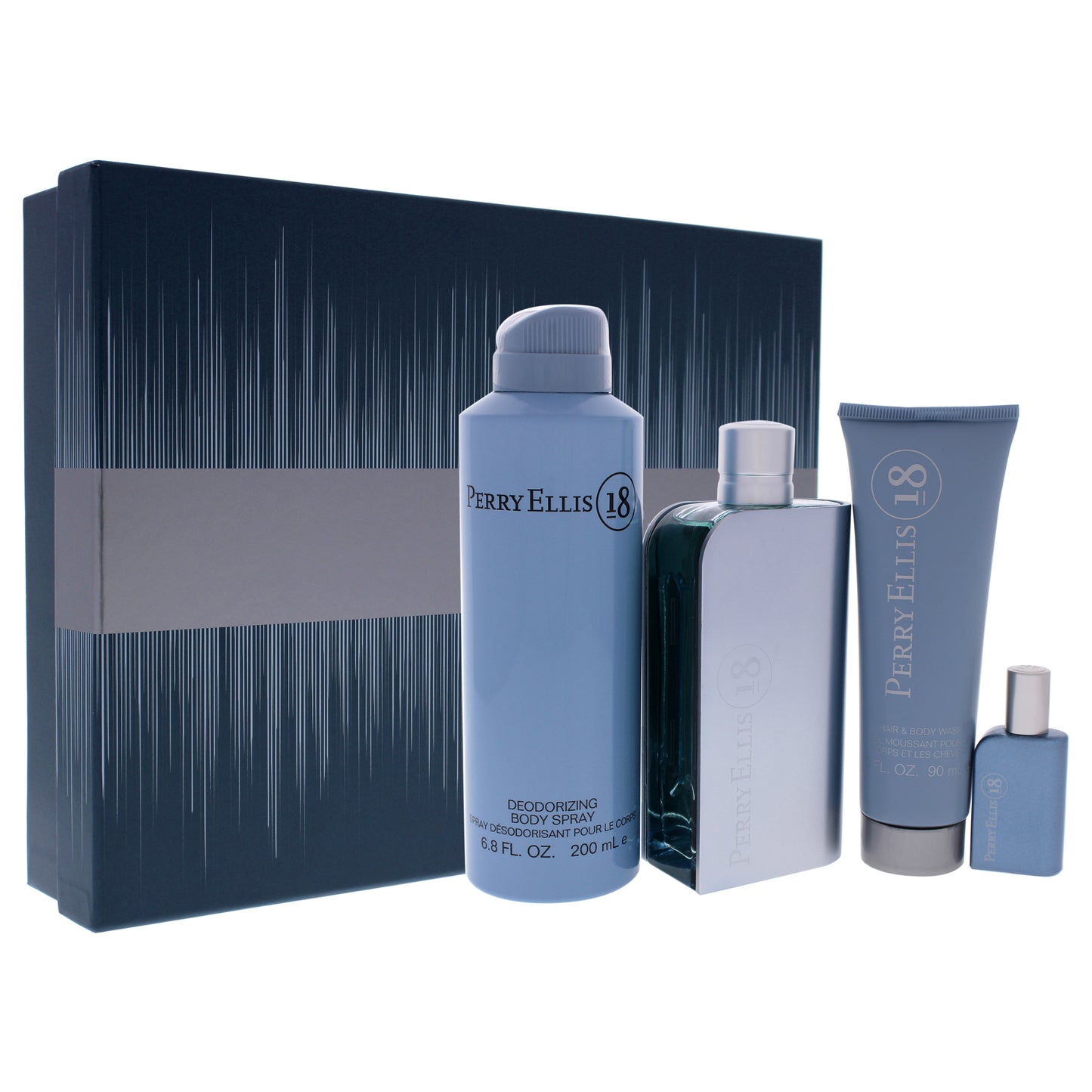 PERRY ELLIS 18  4PCS SET 100 ML