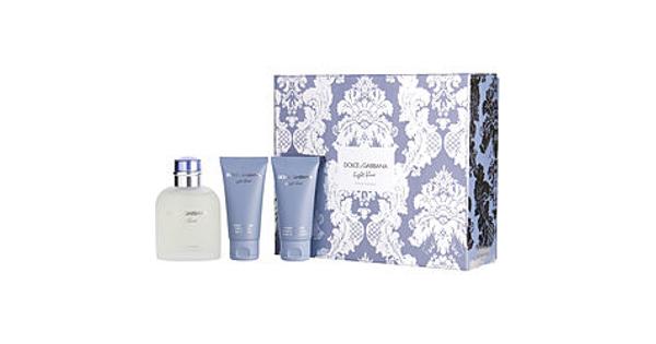 DOLCE GABBANA LIGHT BLUE  3PCS SET 125 ML